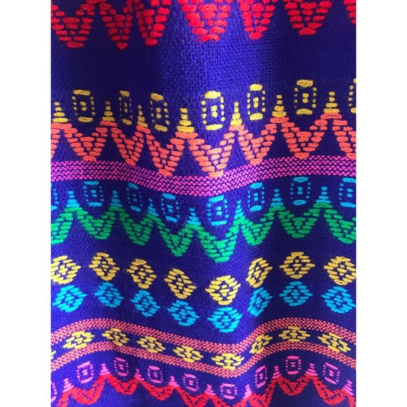 Vintage Maxi Skirt 1970's Saks Fifth Avenue The Young Circle Woven Brilliant Col - Picture 7 of 10